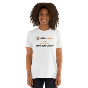 BLACK BUYCOTT™ MOVEMENT Short-Sleeve Unisex T-Shirt